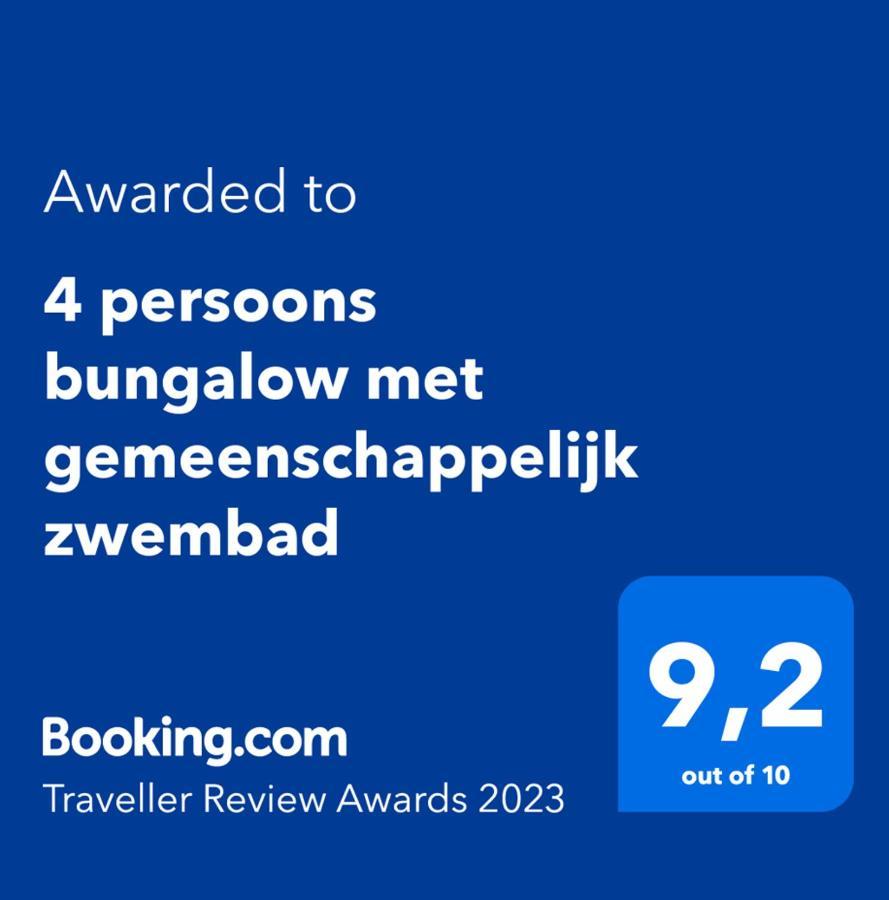 4 Persoons Bungalow Met Gemeenschappelijk Zwembad 特乌拉达 外观 照片